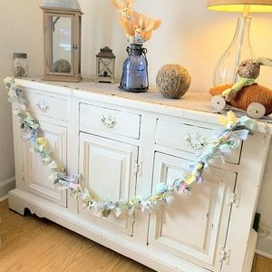 3ft foot Easter rag garland